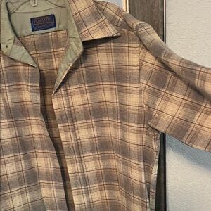 Vintage Pendleton Plaid shirt missing buttons